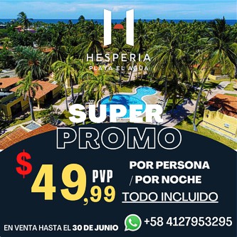 Hotel Hesperia Playa El Agua - Isla de Margarita